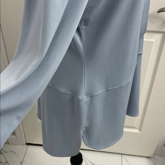 LAUREN Ralph Lauren Women's Light Blue Tunic Blouse Sz L - Picture 4 of 11